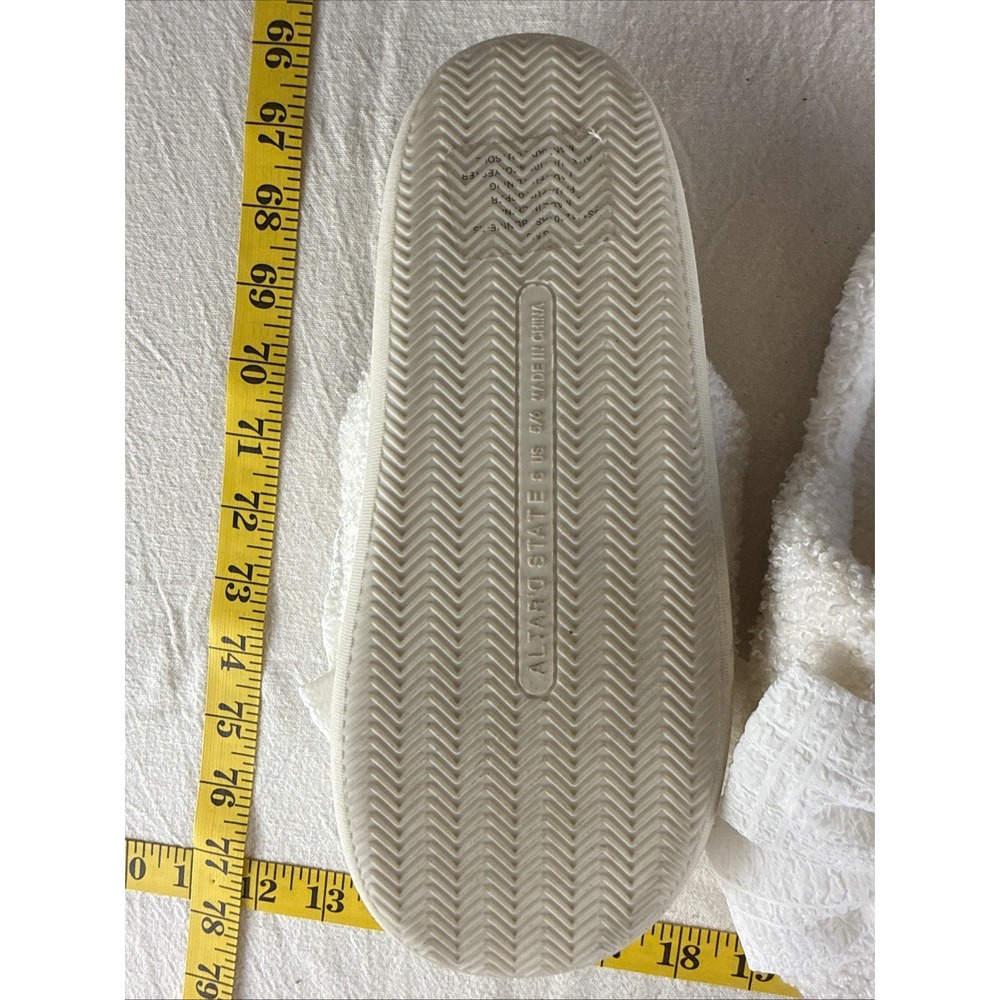 Altar'd State Womens Cute Dainty White Bow Princess Comfy Small Slippers Relaxed - Picture 4 of 7